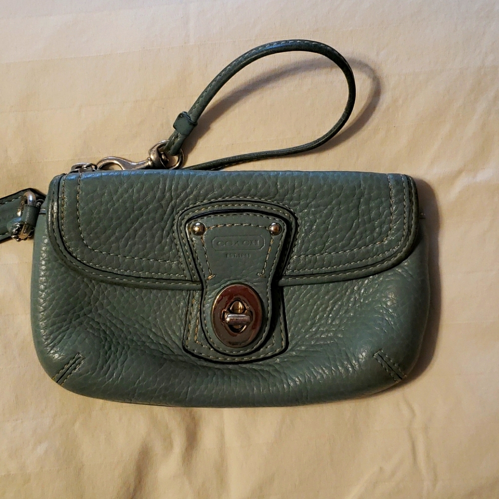 Vintage Coach wristlet